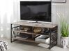 TV Stand Taupe Wood with Black CARLISLE_683888