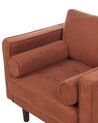 Fabric Armchair Golden Brown NURMO_896237