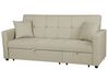 Fabric Sofa Bed Beige GLOMMA_717950