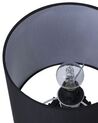 Tischlampe schwarz 37 cm Trommelform CARRION_694923
