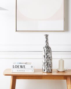 Koristemaljakko keraaminen hopea 45 cm BASSANIA Koristemaljakko keraaminen hopea 45 cm BASSANIA