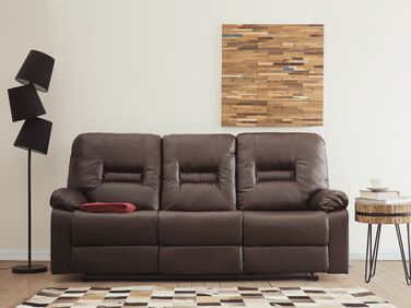 3-seters sammenleggbar sofa kunstskinn BERGEN
