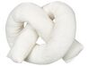 Set of 2 Teddy Cushions 172 x 14 cm White GLADIOLUS_890998