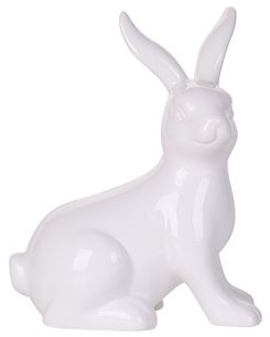 Koriste jänis keraaminen valkoinen 21 cm MORIUEX Koriste jänis keraaminen valkoinen 21 cm MORIUEX