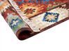 Kelim Teppich Wolle mehrfarbig 80 x 150 cm orientalisches Muster Kurzflor ZOVUNI_859296