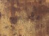 Couchtisch dunkler Holzfarbton / schwarz rechteckig 106 x 60 cm ASTON_774584