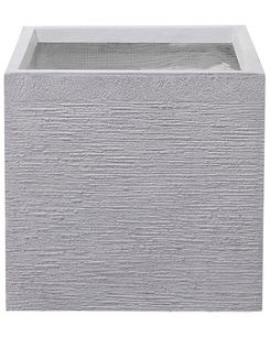 Kukkaruukku savikuituseos valkoinen 40 x 40 x 38 cm PAROS