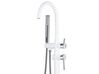Freestanding Bath Mixer Tap White with Silver TUGELA_786411