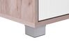 TV Stand Light Wood with White LINCOLN_757014