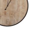 Nástenné hodiny ø 60 cm svetlé drevo DOLE_825304
