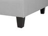 Module fauteuil en tissu gris clair pour canapé FEVIK_770013