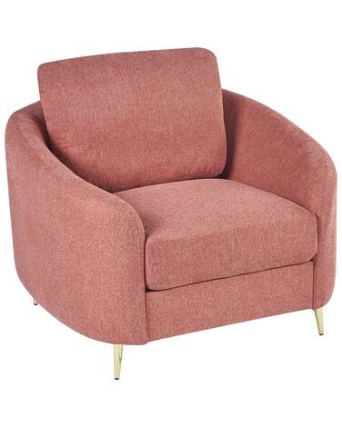 Fabric Armchair Pink TROSA