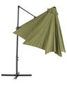 Riippuva aurinkovarjo oliivinvihreä ⌀ 295 cm SAVONA II_828598