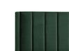 Polsterbett Samtstoff grün Lattenrost 140 x 200 cm VILLETTE_832666
