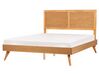 Bett heller Holzfarbton Lattenrost 160 x 200 cm ISTRES_912579