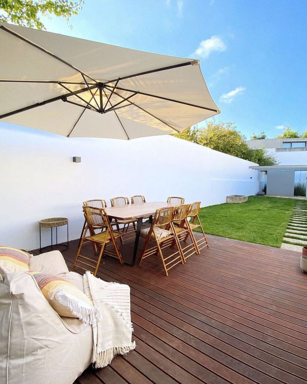 Bean Bag Chair Beige SIESTA Beliani.co.uk