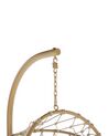 Hanging Chair with Stand Beige ADRIA_844397