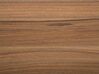 Konsolentisch dunkler Holzfarbton / schwarz 30 x 120 cm rechteckig BELMONT_758919