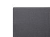 Cama de casal em tecido cinzento 160 x 200 cm ALBI_726412