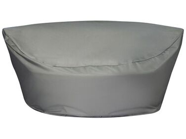 Funda de poliéster gris 170 x 160 x 75 cm CHUVA para cama de exterior SYLT