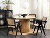 Mesa de jantar redonda em madeira clara ⌀ 120 cm VISTALLA_840683