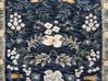 Conjunto de 2 almofadas decorativas padrão floral em veludo multicolor 45 x 45 cm PANAX_839041