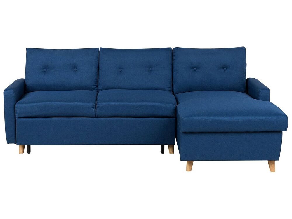 blue corner sofa beds