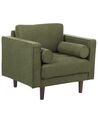 Zöld kárpitozott fotel NURMO_896000