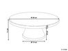 Marble Cake Stand White and Gold GREWENA_910633