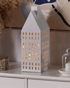 Lyhty rauta valkoinen 40 cm DOLOK Lyhty rauta valkoinen 40 cm DOLOK