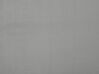 Cama con somier de terciopelo gris/negro 180 x 200 cm MELLE_829873