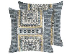 Koristetyyny puuvilla monivärinen geometrinen kuvio 50 x 50 cm 2 kpl SIDI