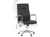 Kancelářská židle z eko kůže černá OSCAR_812197