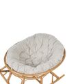 Rattan Rocking Chair Natural and Light Beige ORVIETO_878362