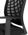 Krzesło biurowe regulowane czarne BONNY II_834335