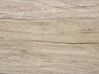 Mesa de comedor madera clara/negro 150 x 90 cm HOCKLEY_790621