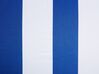 Ombrellone da giardino in tessuto blu e bianco ⌀ 150 cm MONDELLO_848583