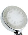 Suihkupää LED-valoilla kromattu hopea RAINBOW_762727