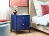 Nočný stolík so zásuvkami modrý KYLEA_826245