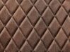 Eetkamerstoel set van 2 leather-look donkerbruin ARCATA_808577