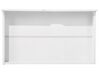 Lit superposé en bois blanc 90 x 200 cm avec tiroirs ALBON_797256