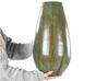 Vaso decorativo em terracota verde e castanha 48 cm AMFISA_850298