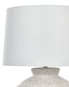 Lámpara de mesa de cerámica blanco crema 60 cm CAINE_822431