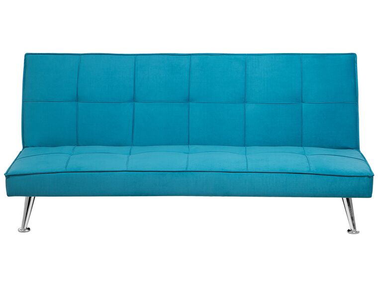 Sofa rozkładana niebieska morska HASLE_712438
