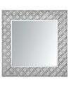 Steel Wall Mirror 80 x 80 cm Silver EVETTES_747456