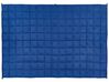 4kg Weighted Blanket 100 x 150 cm Navy Blue NEREID_887948