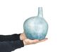 Terracotta Decorative Vase 26 cm Blue BENTONG_893547
