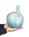 Kék terrakotta dekoratív váza 26 cm BENTONG_893547