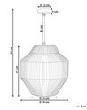 Lampa wisząca pleciona naturalna EWASO_827297