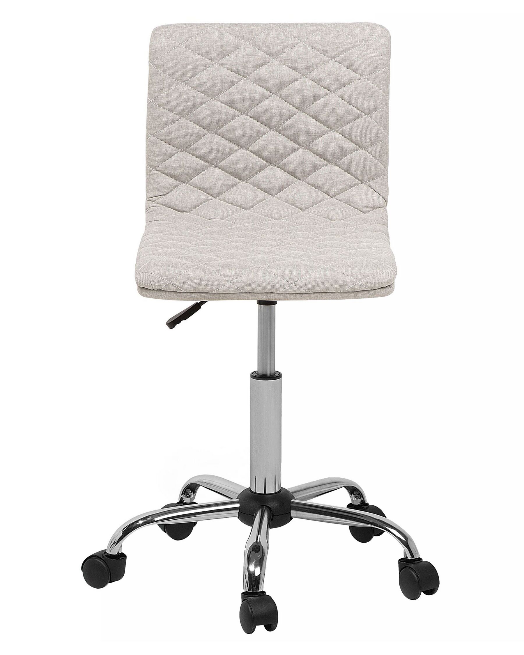 Fabric Armless Desk Chair Beige ORLANDO Beliani.co.uk
